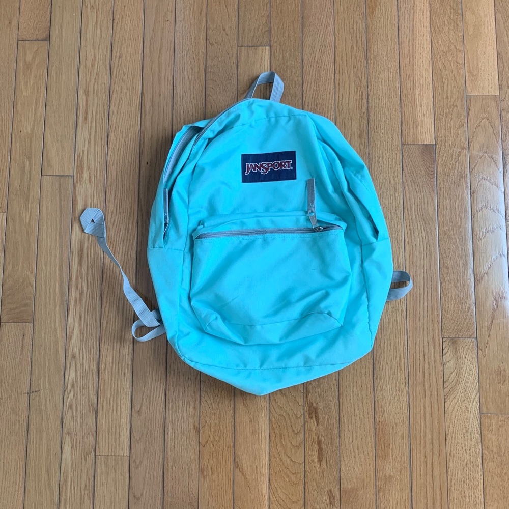 Teal Blue Jansport Backpack Gem